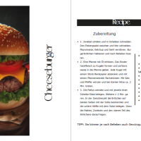 Kochbuchseite / InDesign