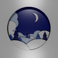 Schneelandschaft / 3dsMax